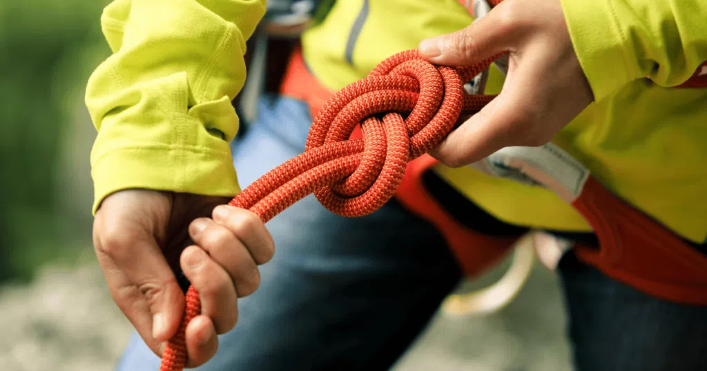 Use of Square Knots in Climbing and Outdoor Activities