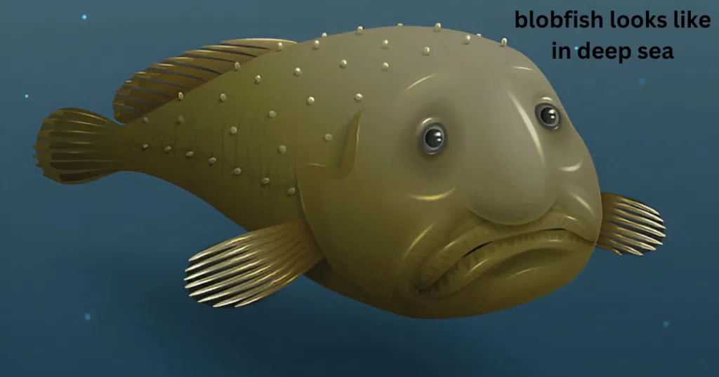 blobfish looks like underwater in its natural habitat