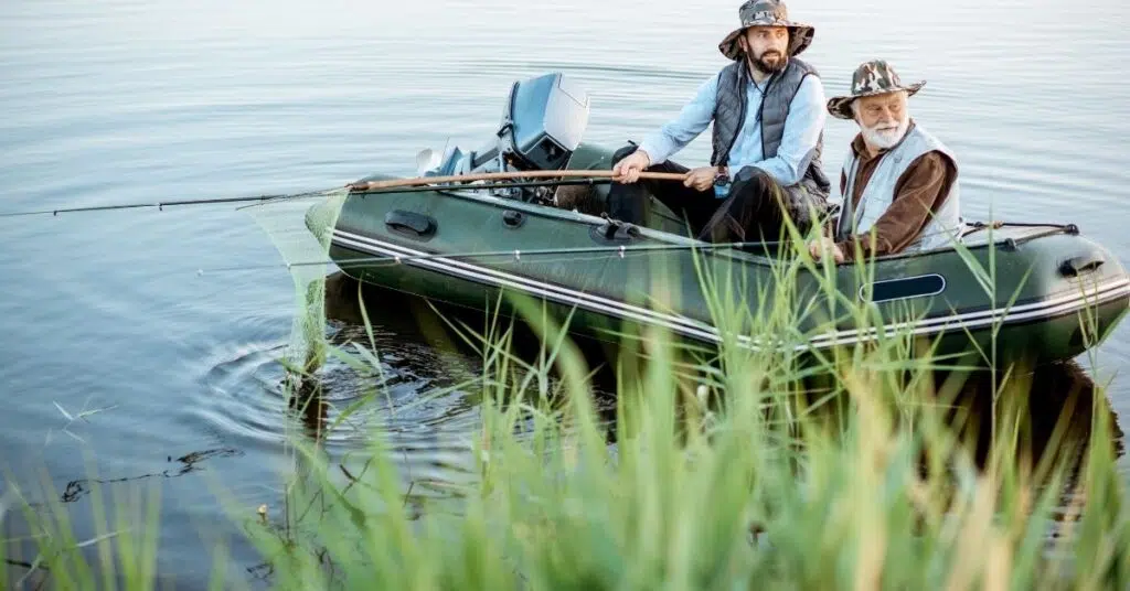 fishing in boats