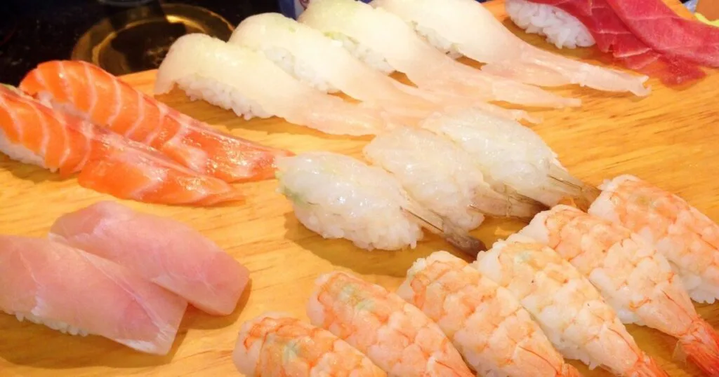 sweet shrimp sushi