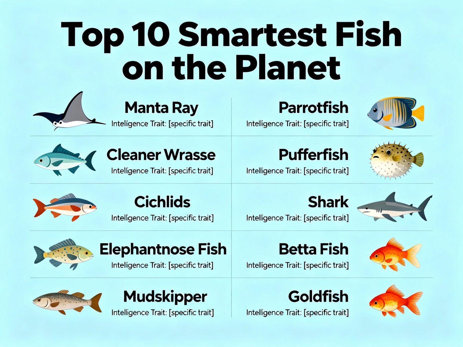 Top 10 Smartest Fish on the Planet